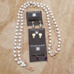 Anne Klein necklace & earrings